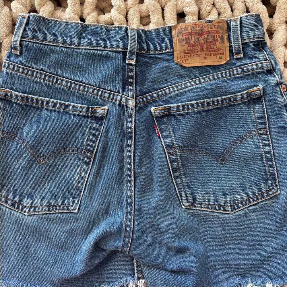 Levi's Blue Denim Shorts